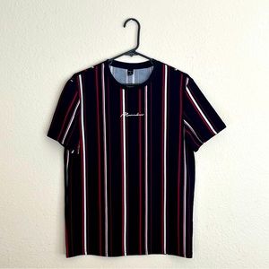 Men’s Striped Shein Tee Size M